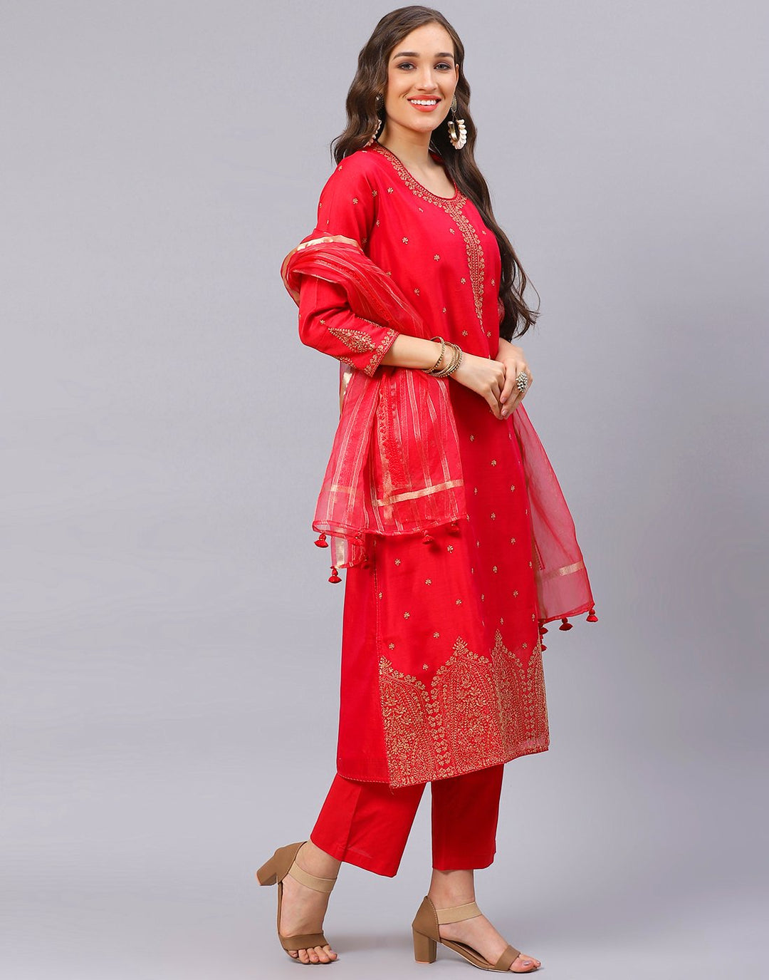 Hot Pink Salwar Kameez