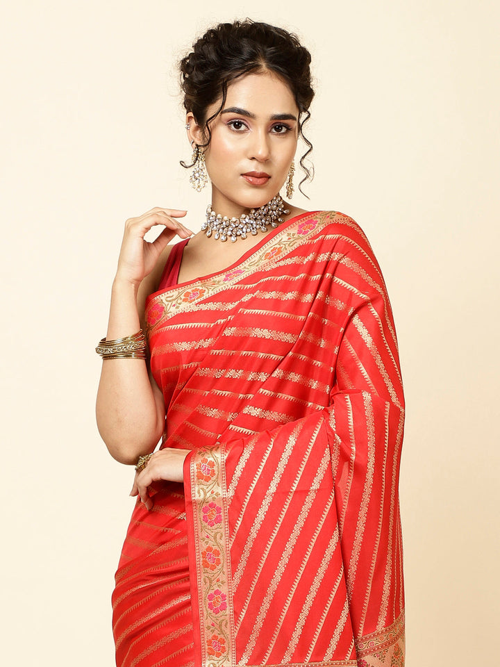 Zari Jaal Woven Cotton Saree
