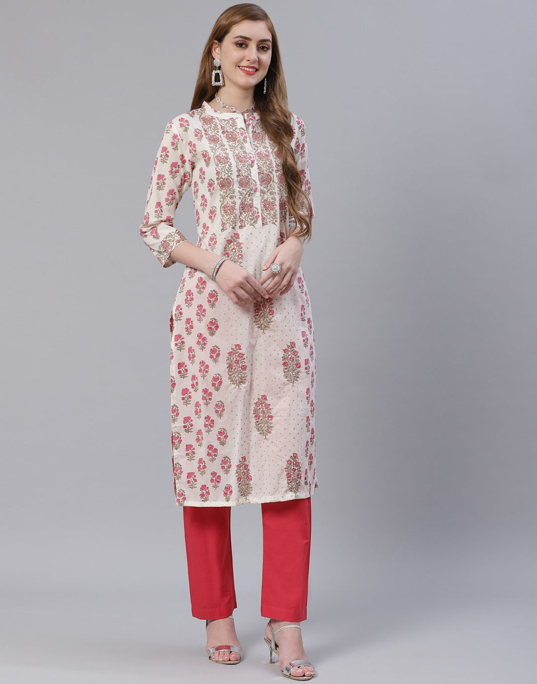 Cotton Printed Kurti with Pant