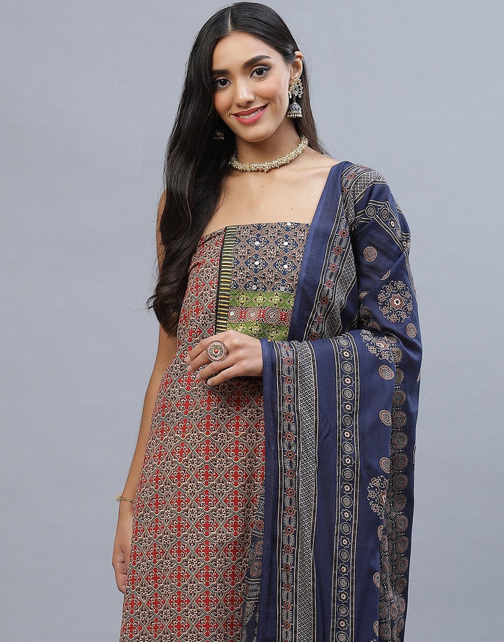 Chanderi Cotton Suit Set