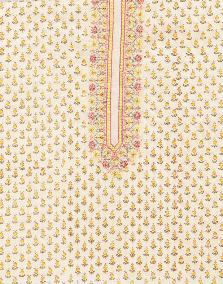 Cotton Embroidered Suit piece