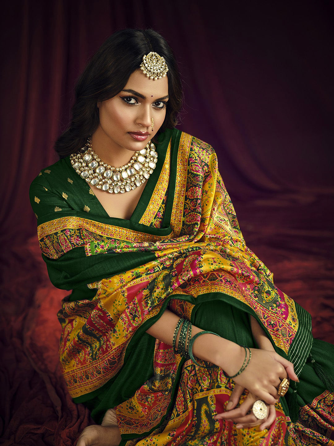 Plain Art Silk Saree