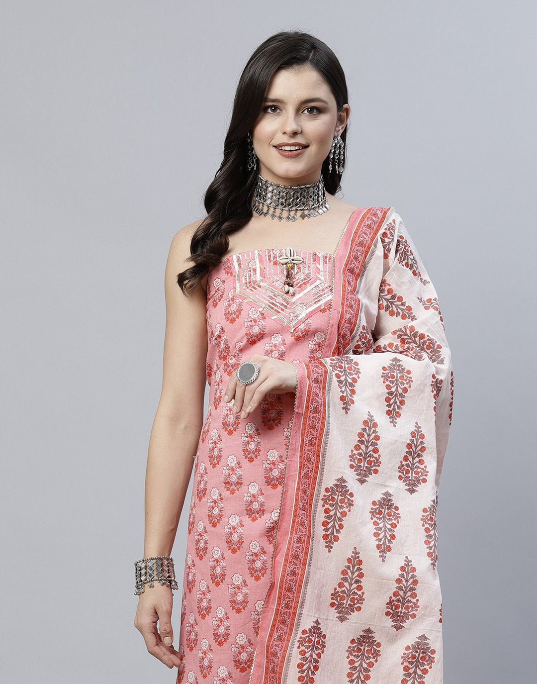 Printed Cotton Suit Piece
