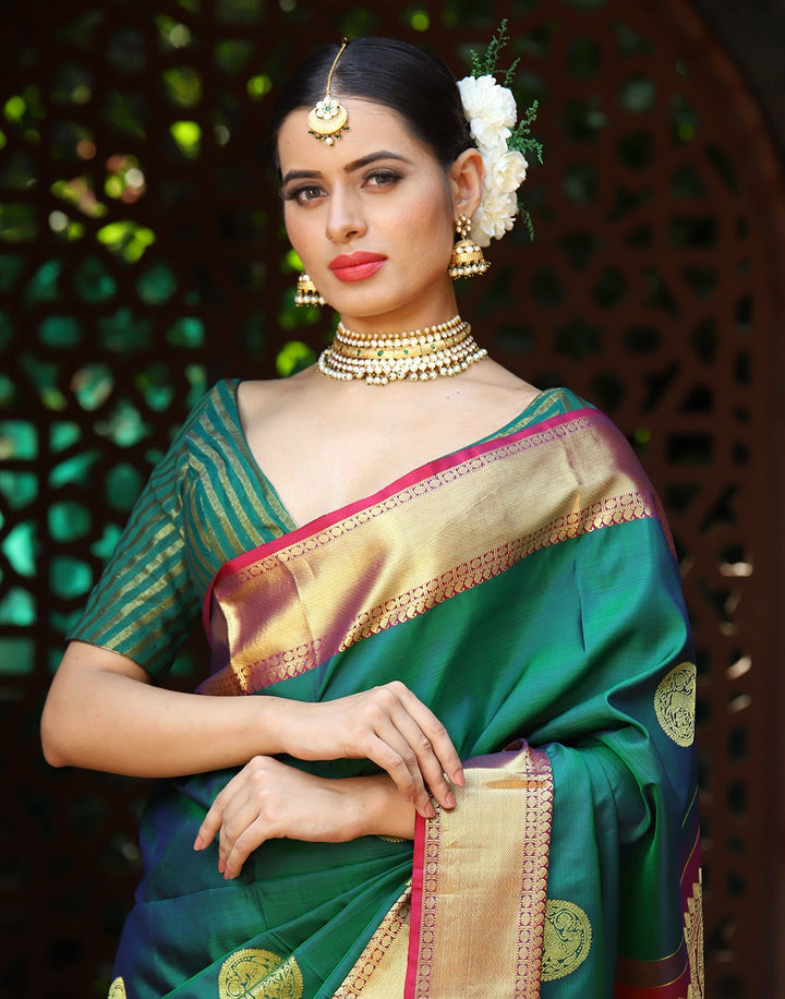 MBZ Meena Bazaar-KANJIVARAM SILK SAREE