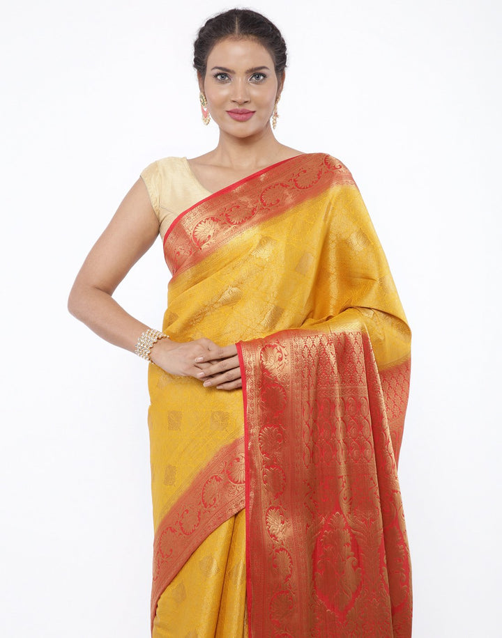 MBZ Meena Bazaar-Art Handloom Woven Saree