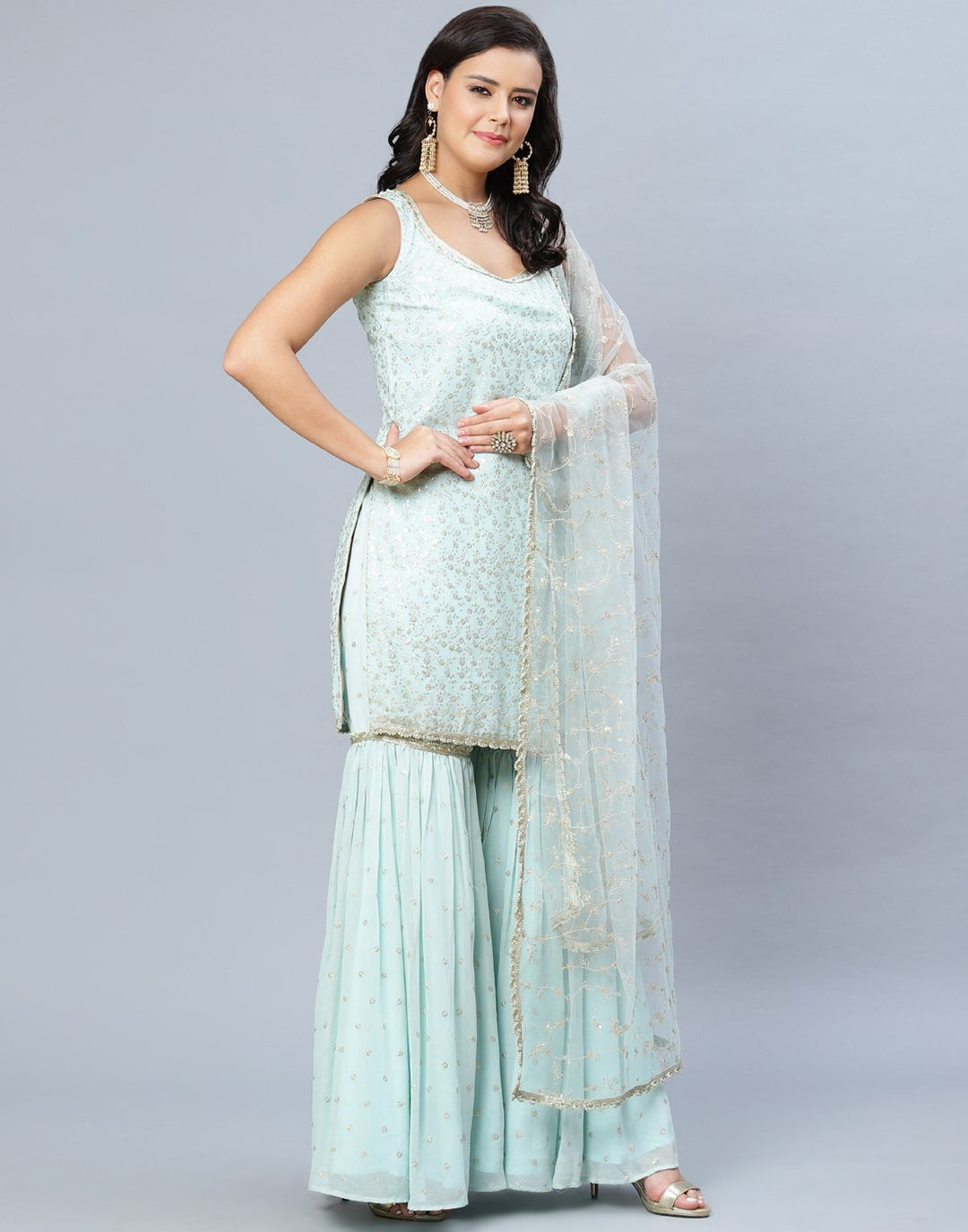 Georgette Salwar Kameez Stitched Suit