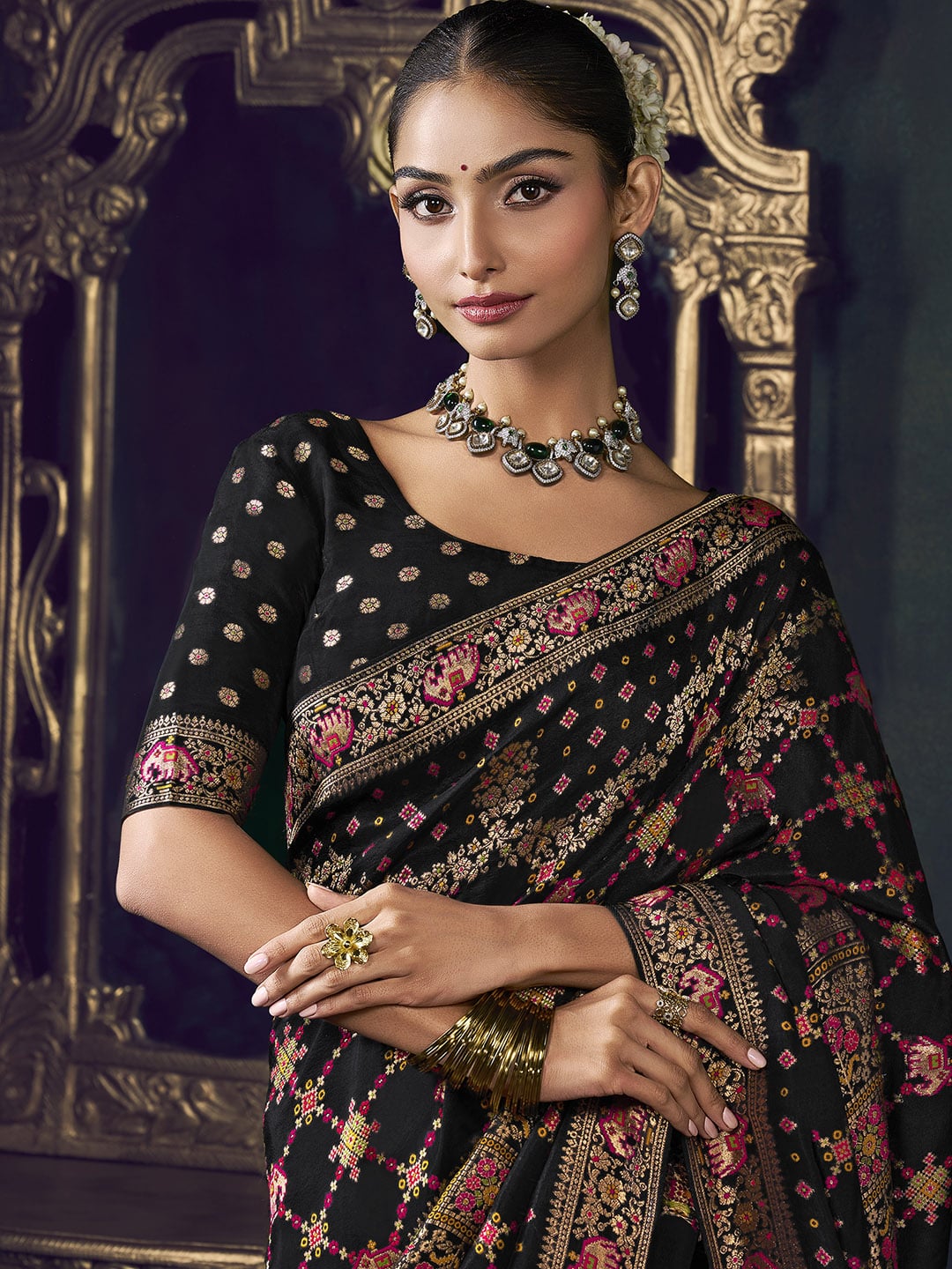 Woven Design Dola Silk Saree