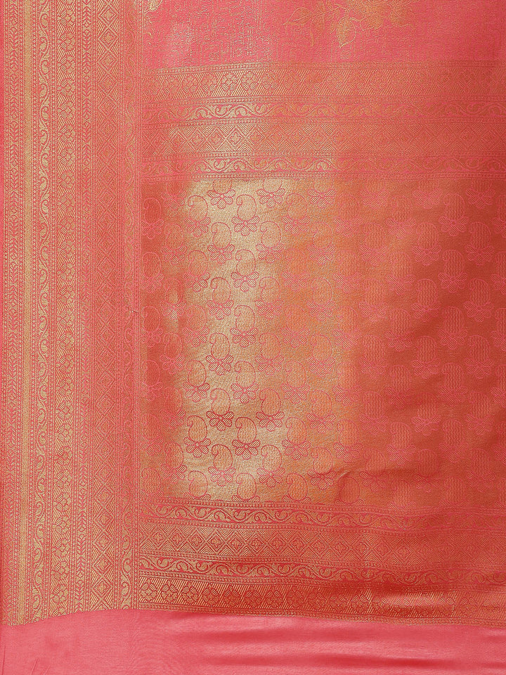 Zari Jaal Handloom Woven Saree