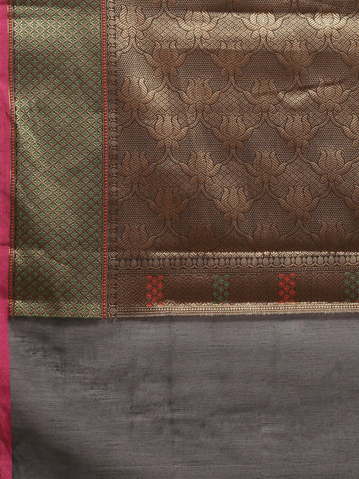Zari Jaal Cotton Woven Saree