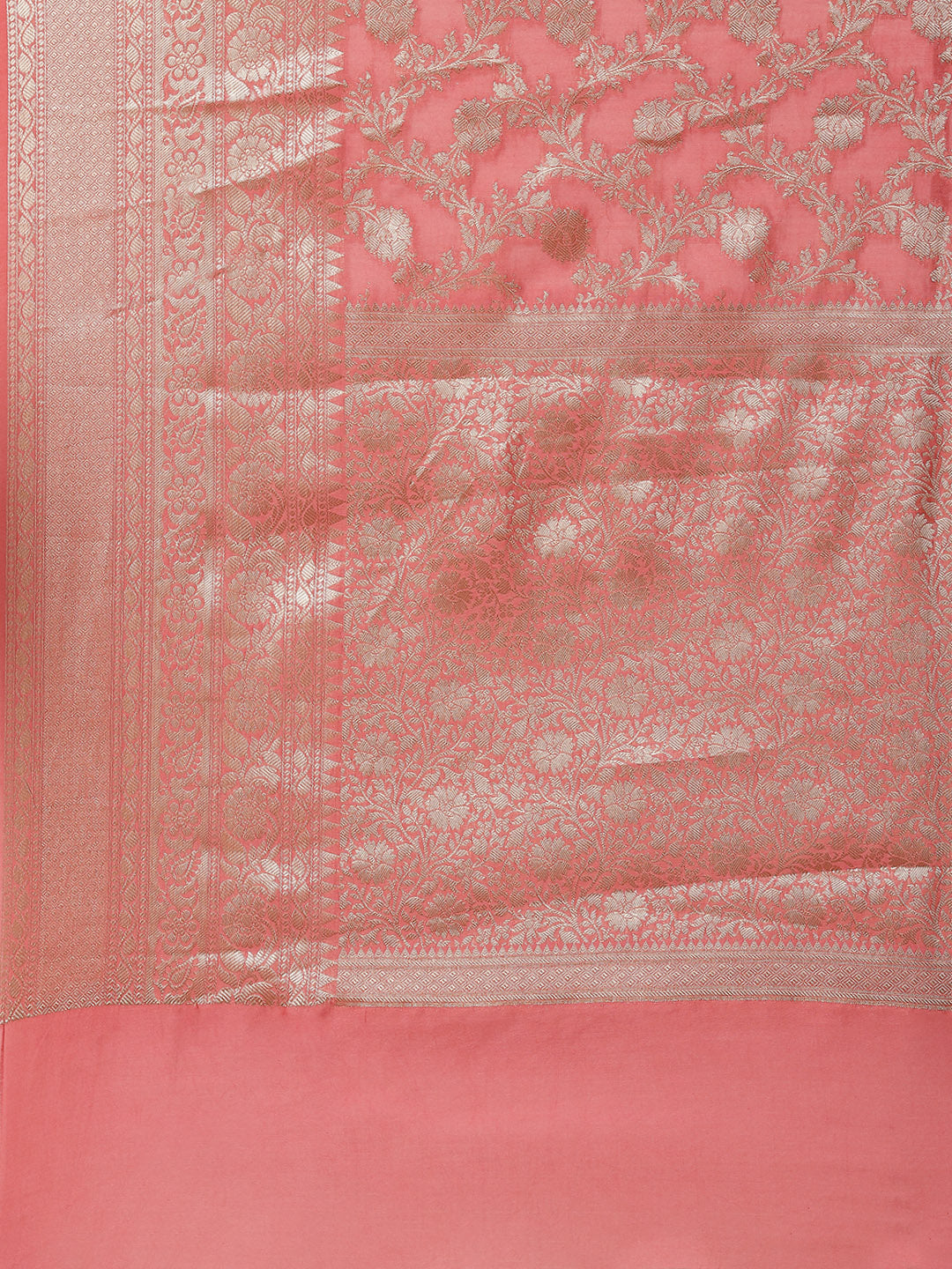 Zari Jaal Cotton Woven Saree
