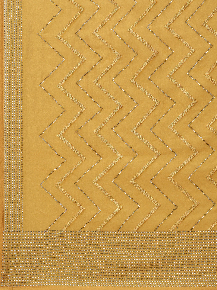 Swarovski Jaal Embroidered Georgette Saree
