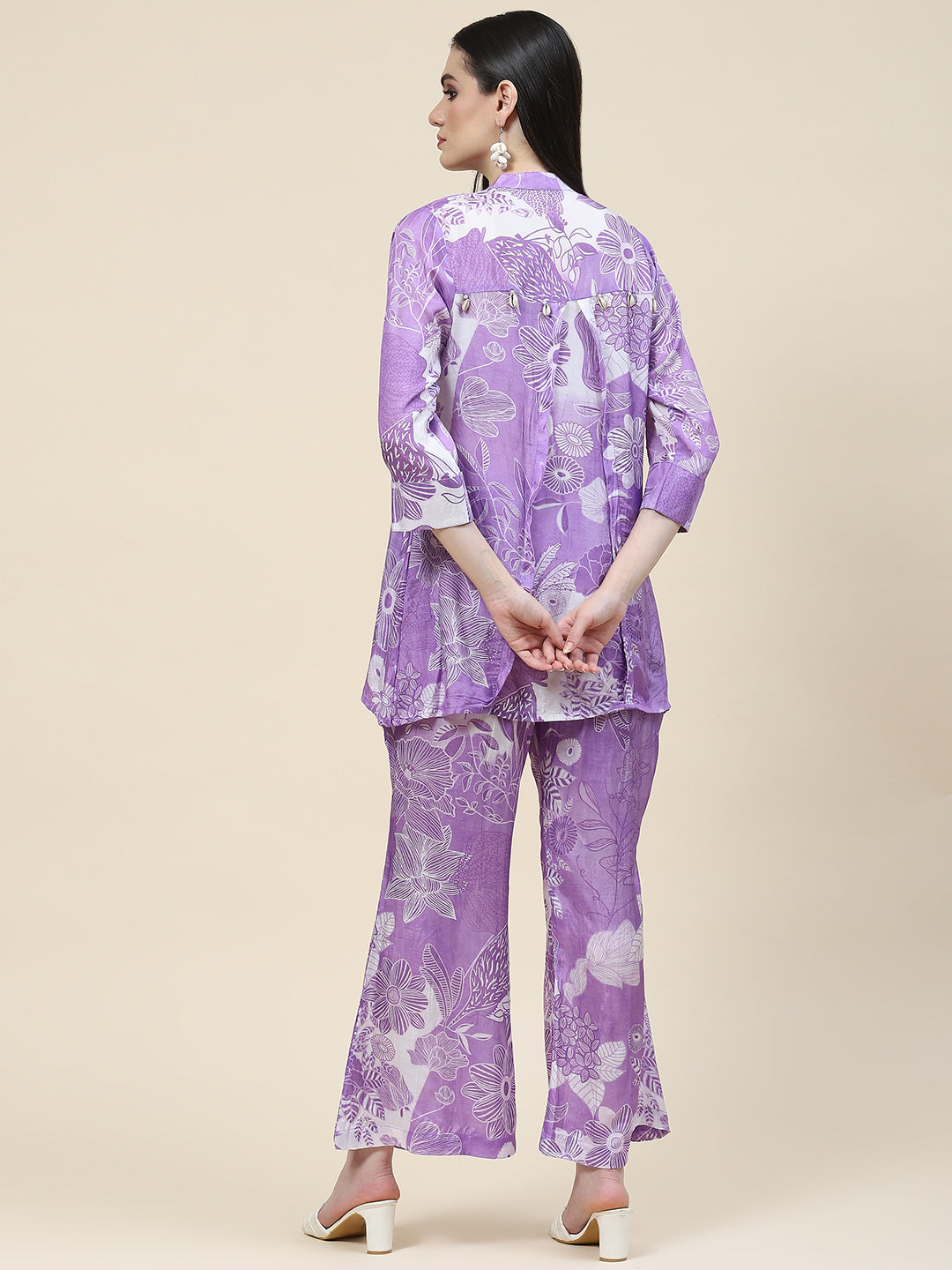 Printed Muslin Kurti With Pants
