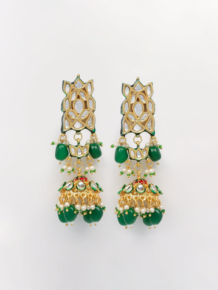 Kundan Choker Necklace With Earrings