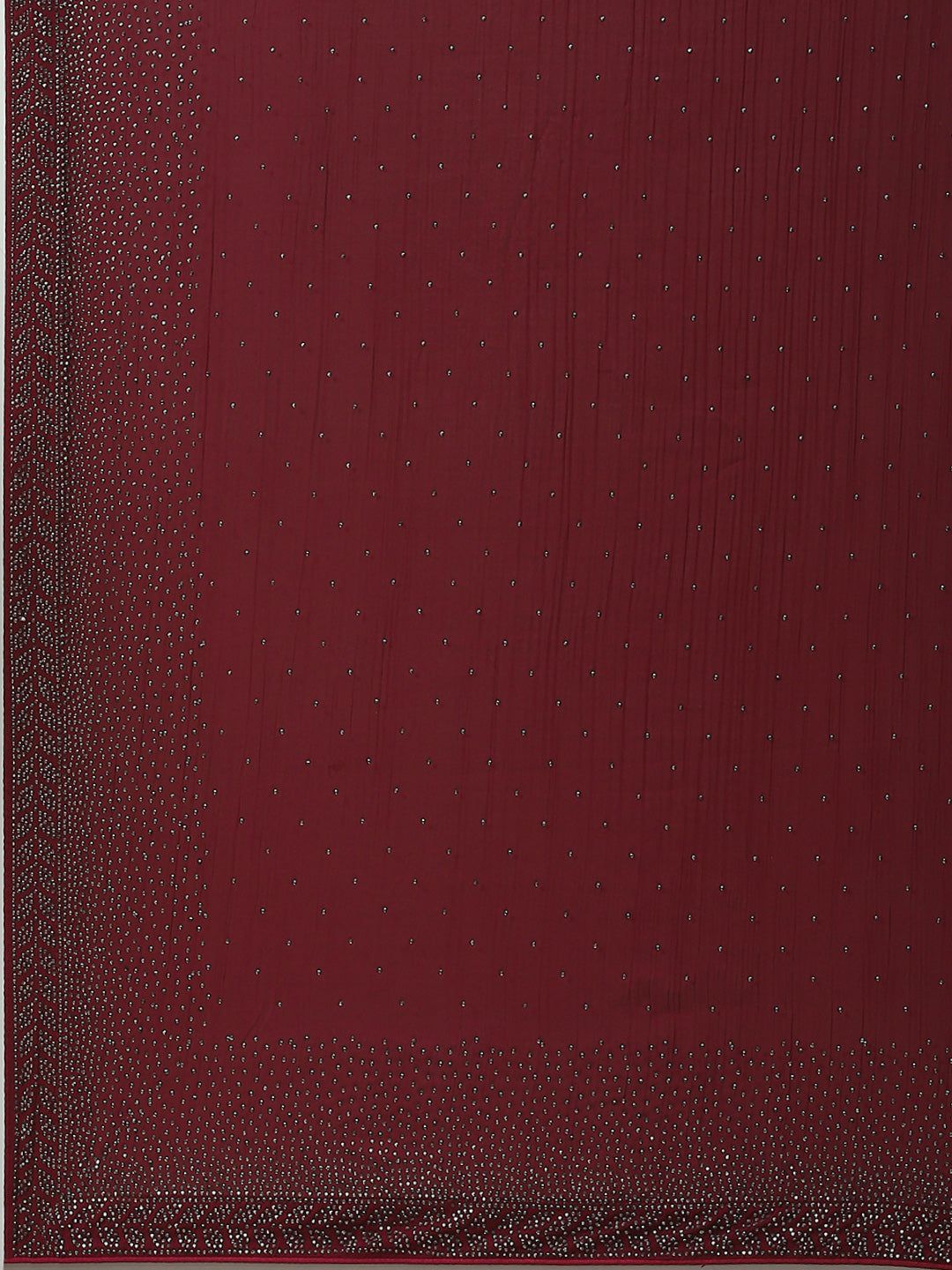 Stone Embroidered Chiffon Saree