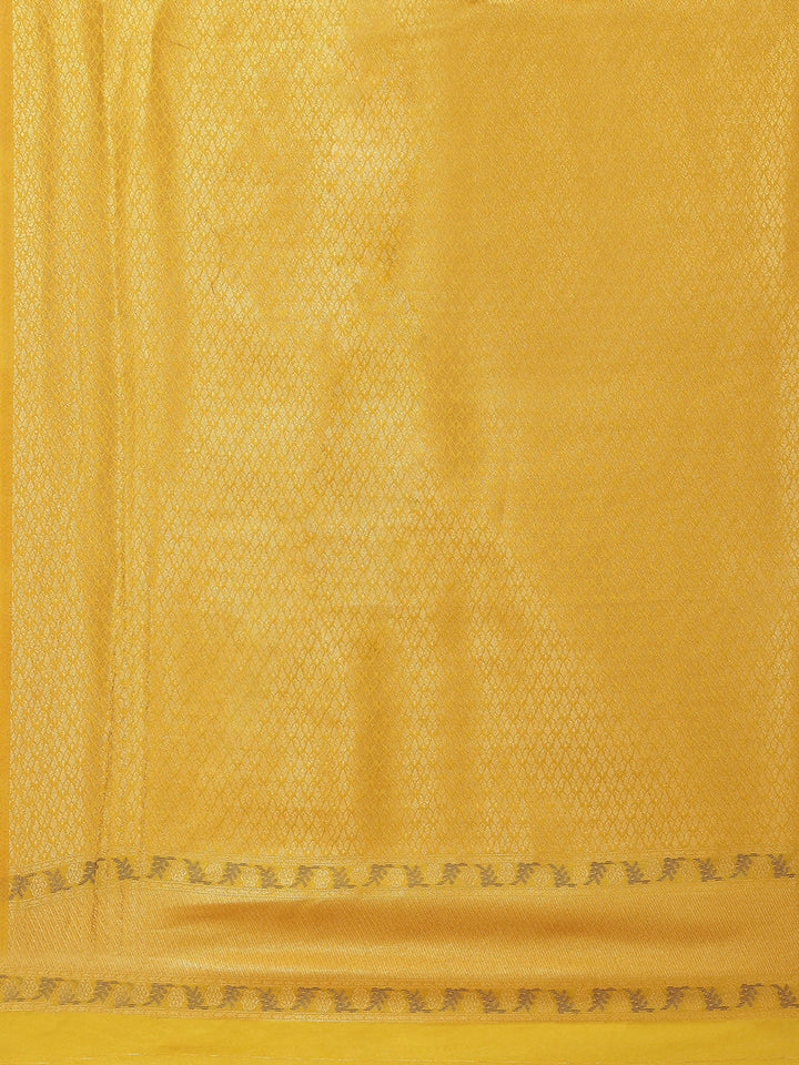 Brocade Zari Jaal Woven Handloom Saree