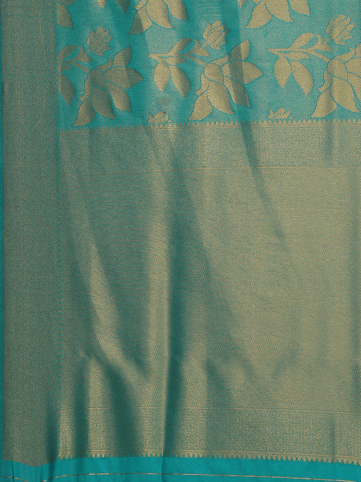 Brocade Zari Jaal Handloom Woven Saree
