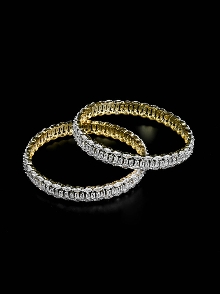 Gold &amp; Silver AD Bangles Set