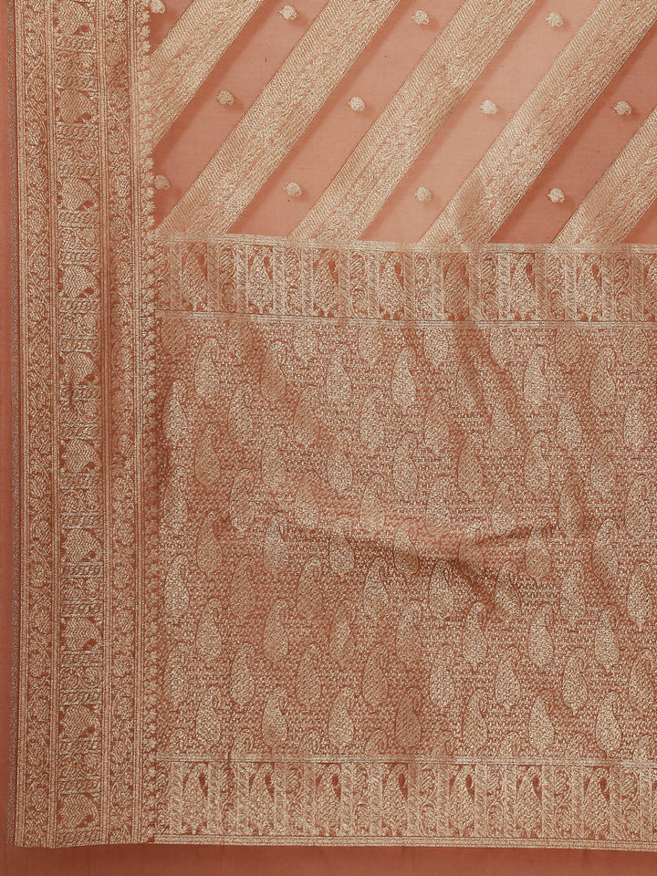 Zari Jaal Cotton Woven Saree