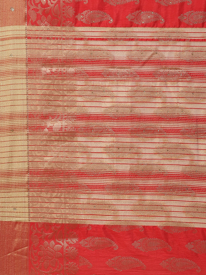 Zari Work Woven Art Handloom Saree