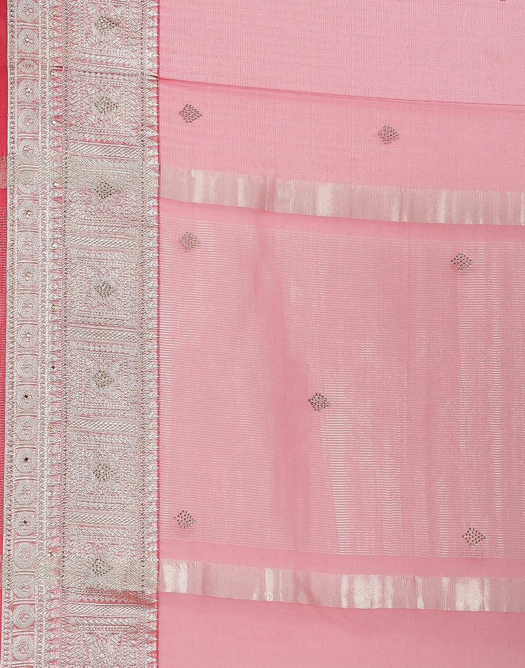 Plain Organza Saree