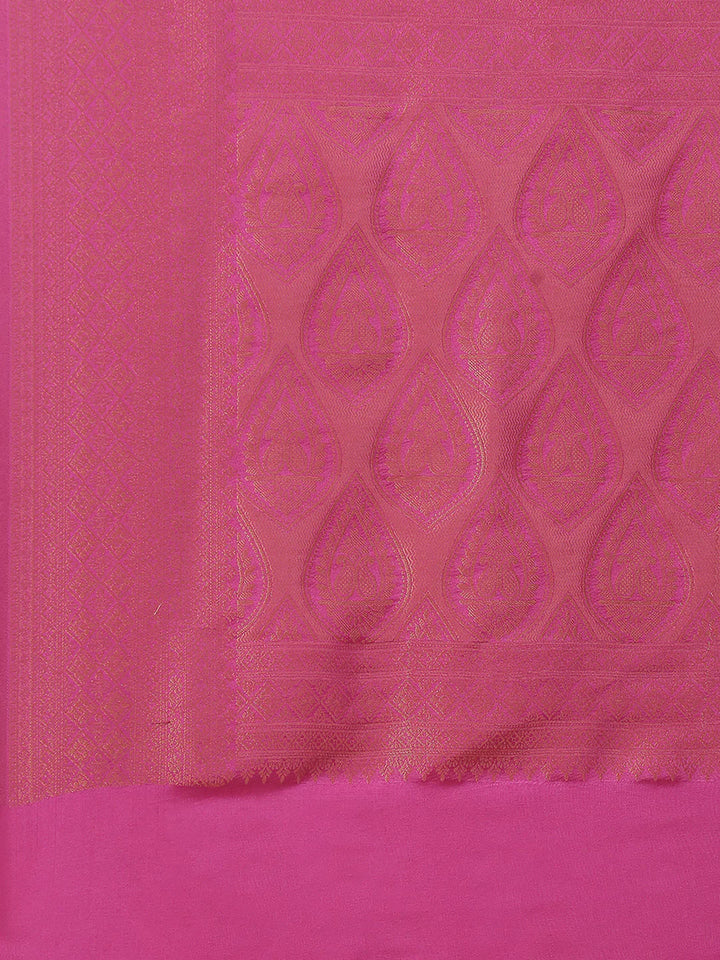 Zari Jaal Handloom Woven Saree