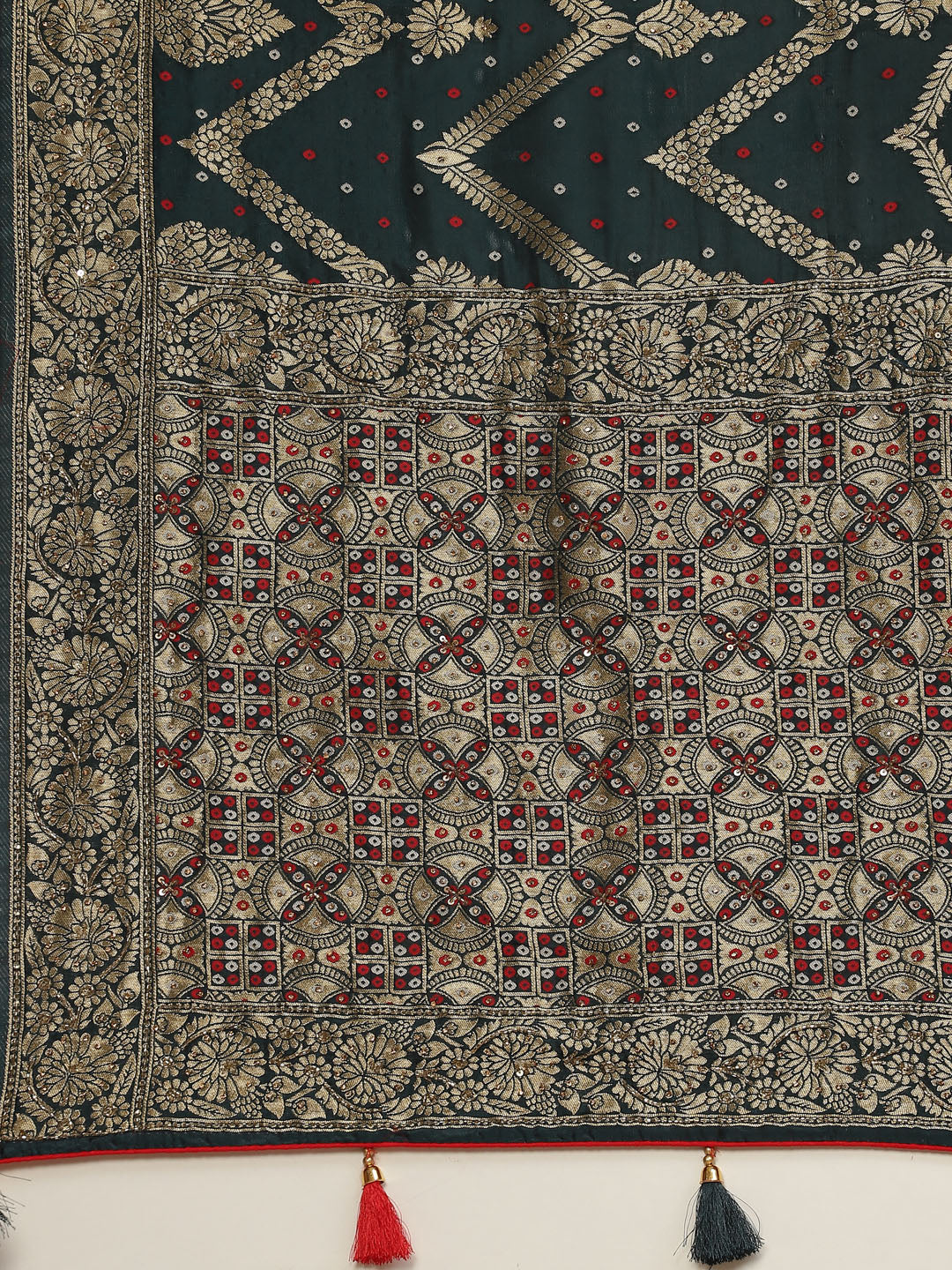 Stone Embroidered Banarasi Saree