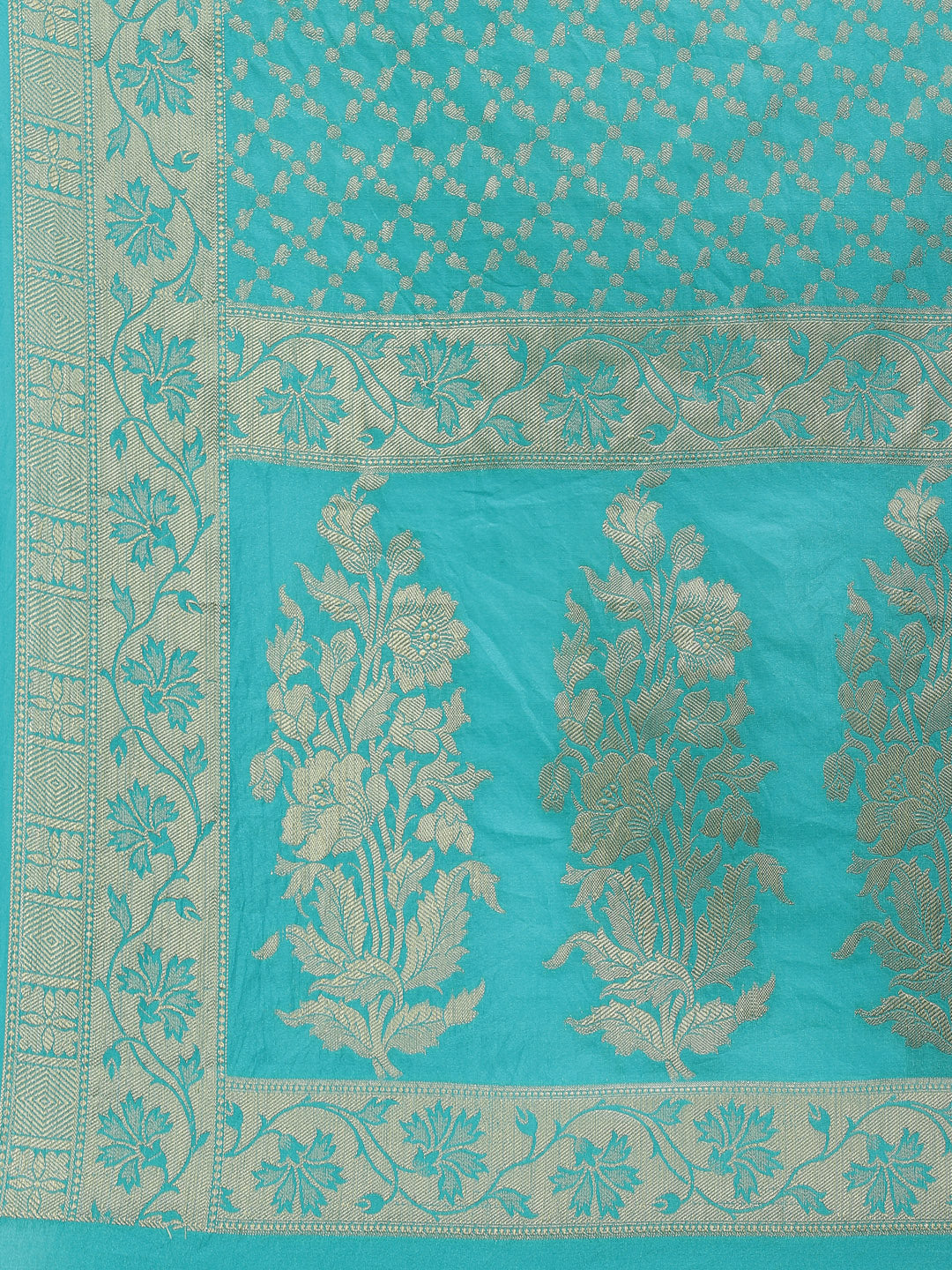 Zari Jaal Cotton Woven Saree