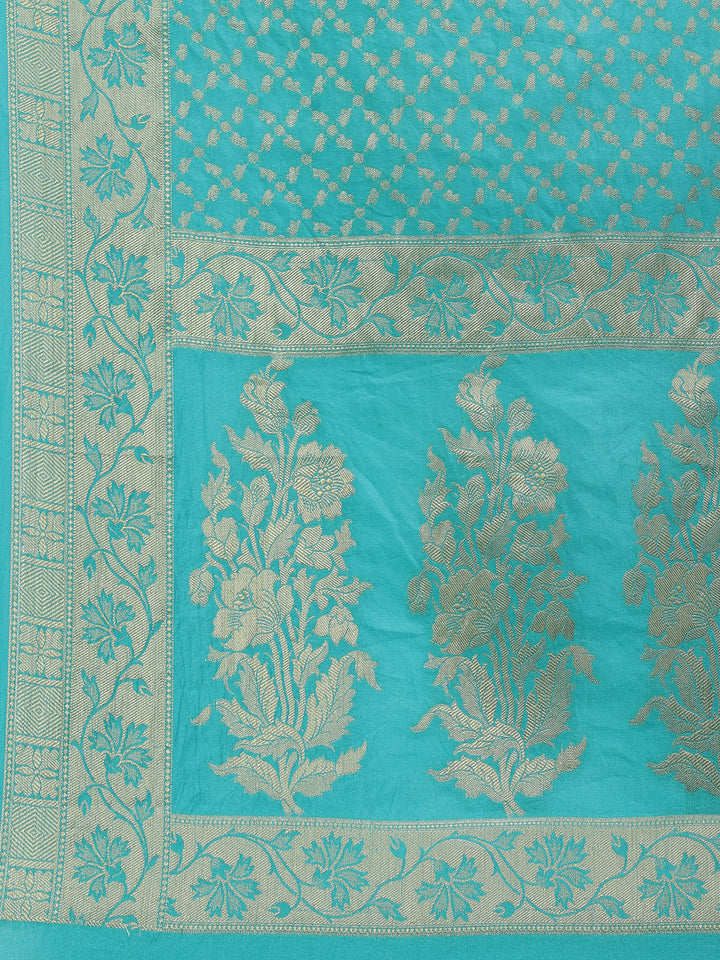 Zari Jaal Cotton Woven Saree