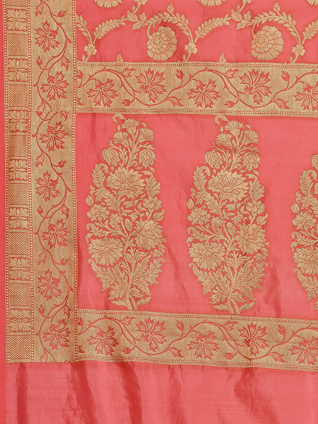 Zari Jaal Cotton Woven Saree