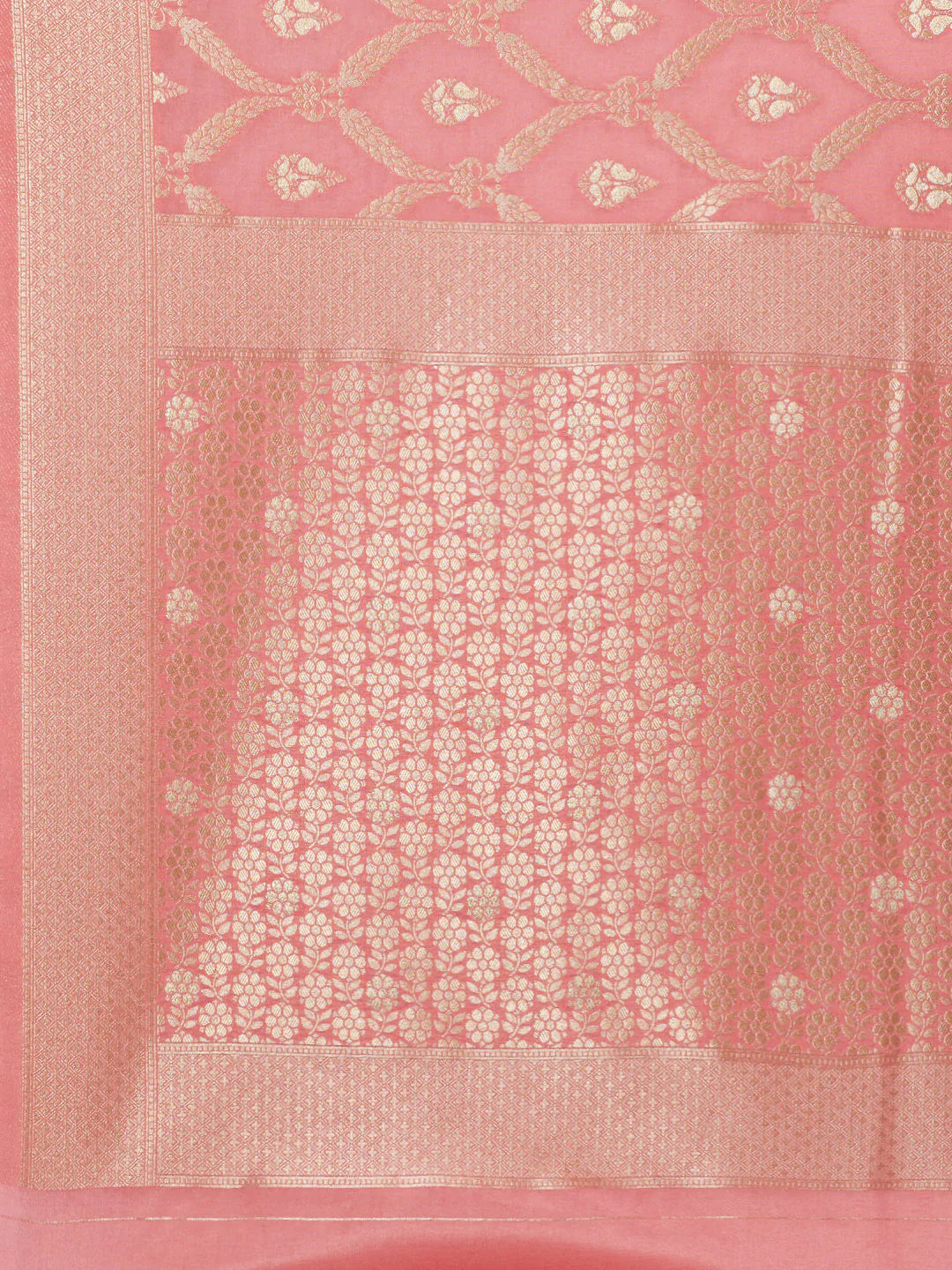 Zari Jaal Handloom Woven Saree