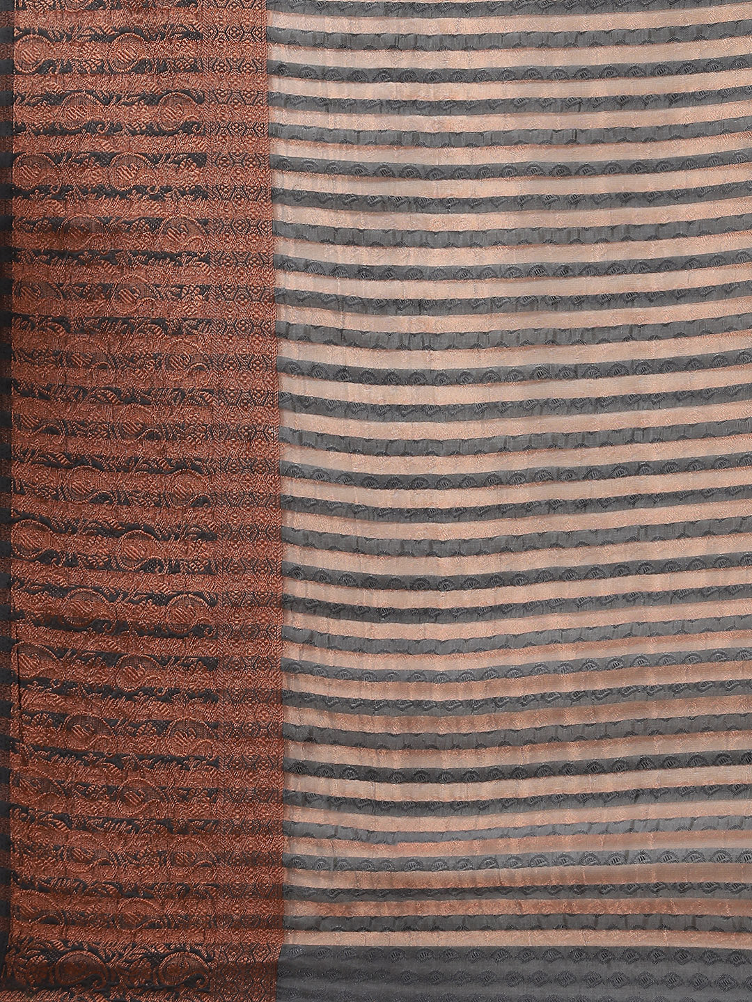 Plain Zari Border Handloom Woven Saree
