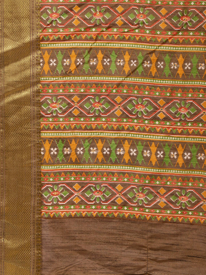 Patola Print Handloom Saree