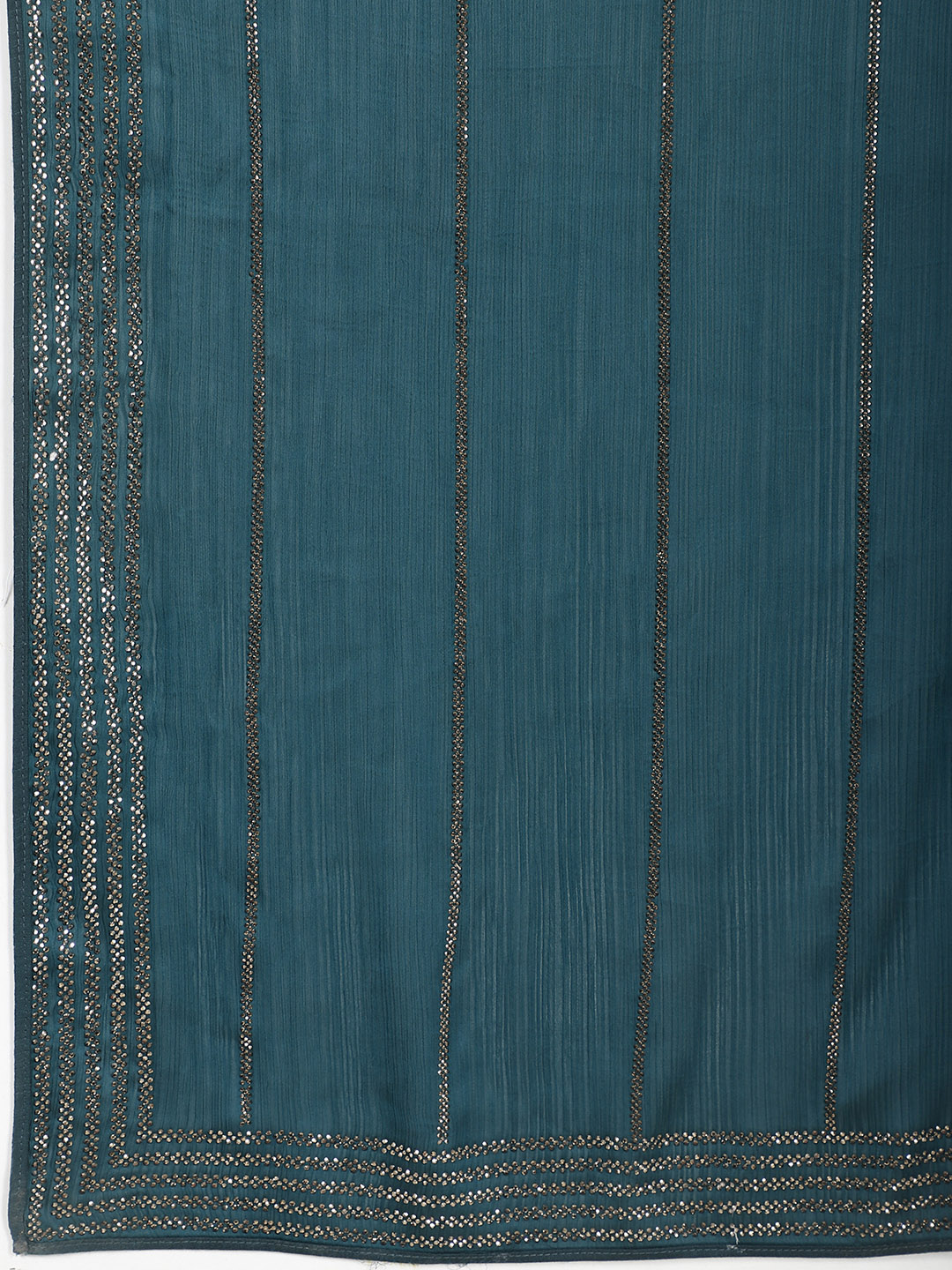 Stone Embroidered Chiffon Saree
