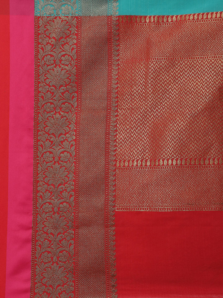 Zari Border Cotton Woven Saree