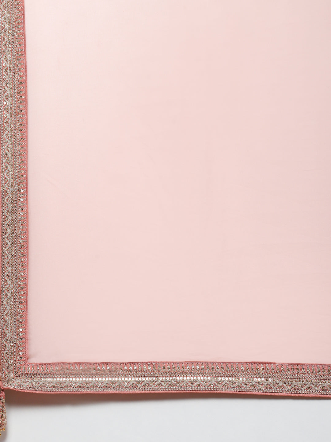 Sequin Embroidered Organza Saree