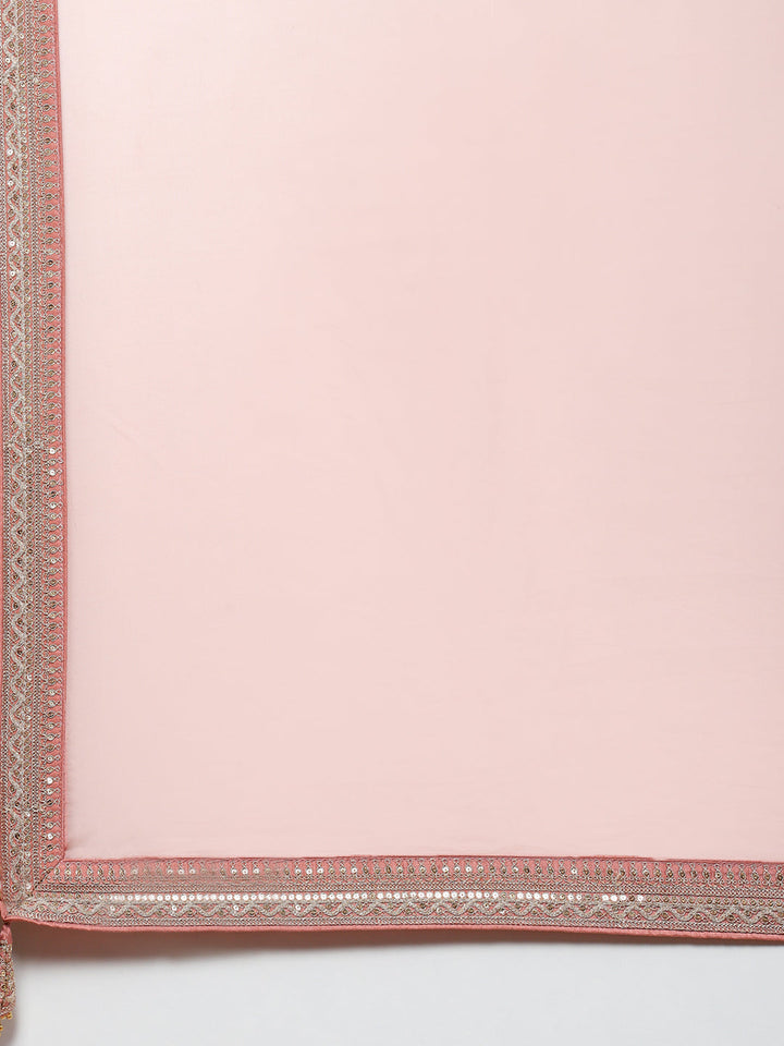 Sequin Embroidered Organza Saree