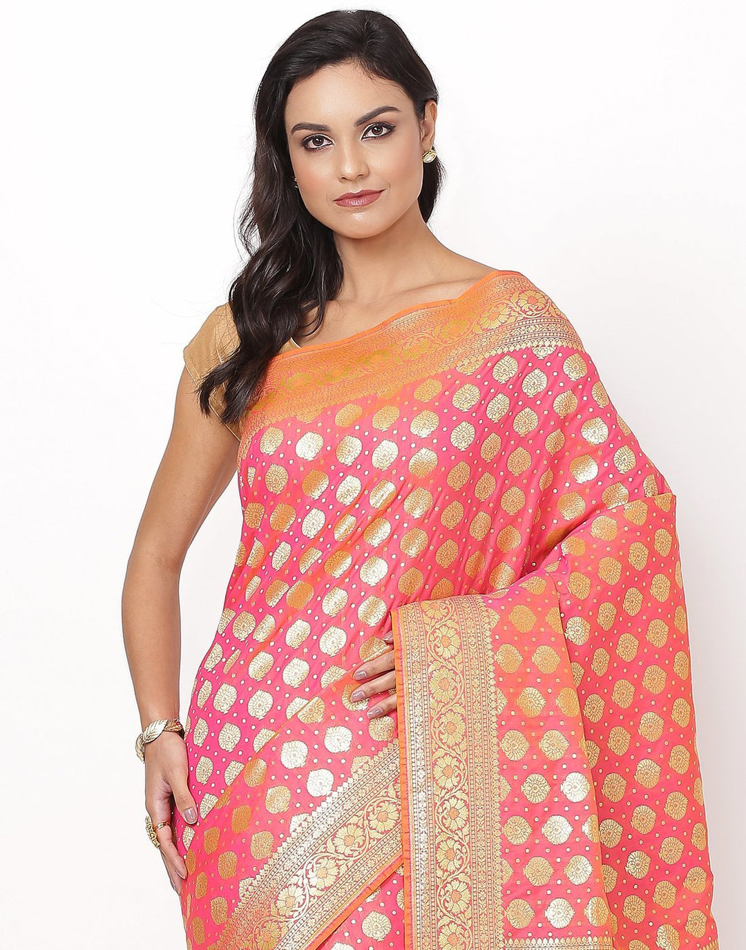 MBZ Meena Bazaar-Banarasi Woven Saree
