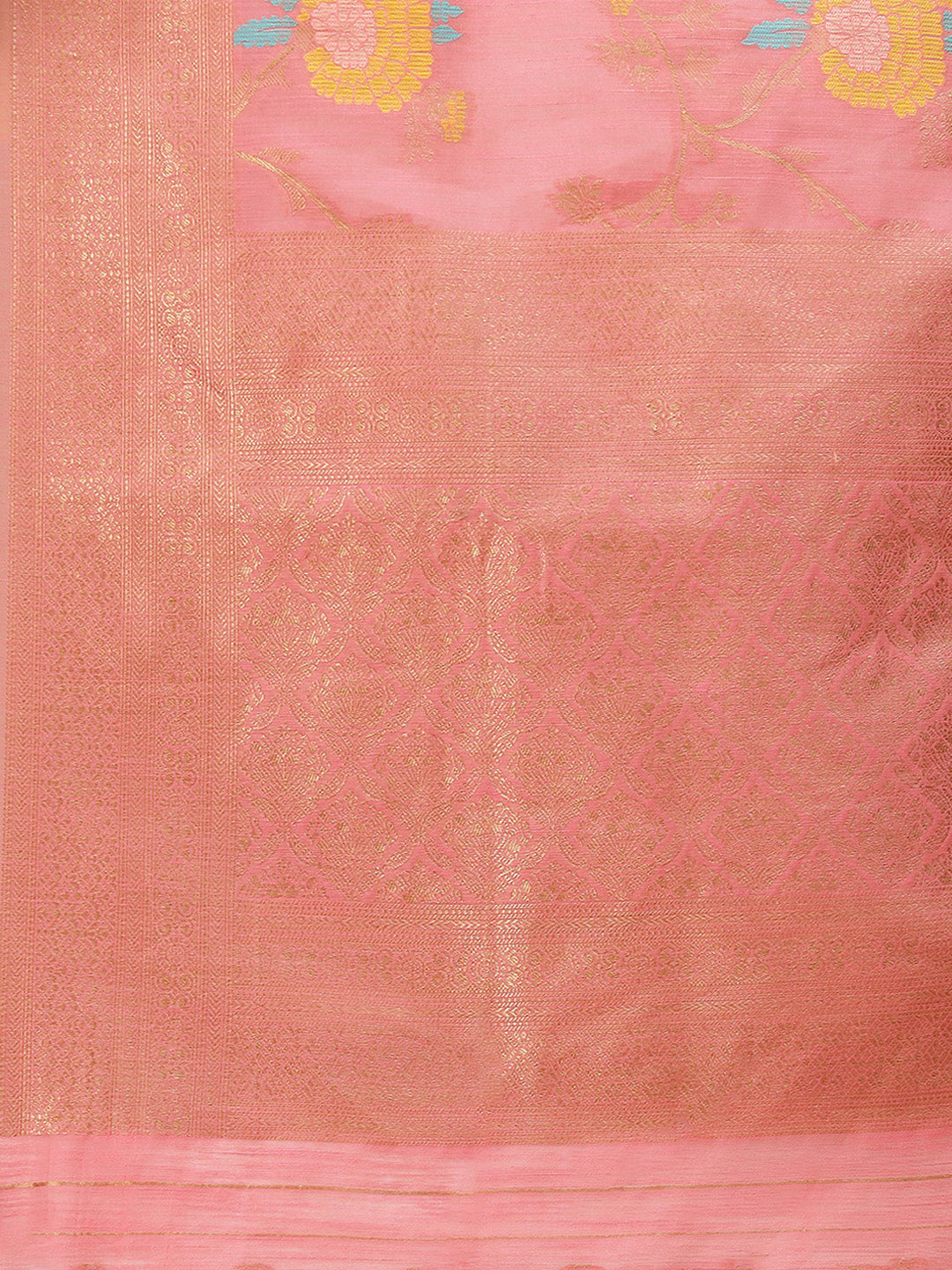 Zari Jaal Woven Cotton Saree