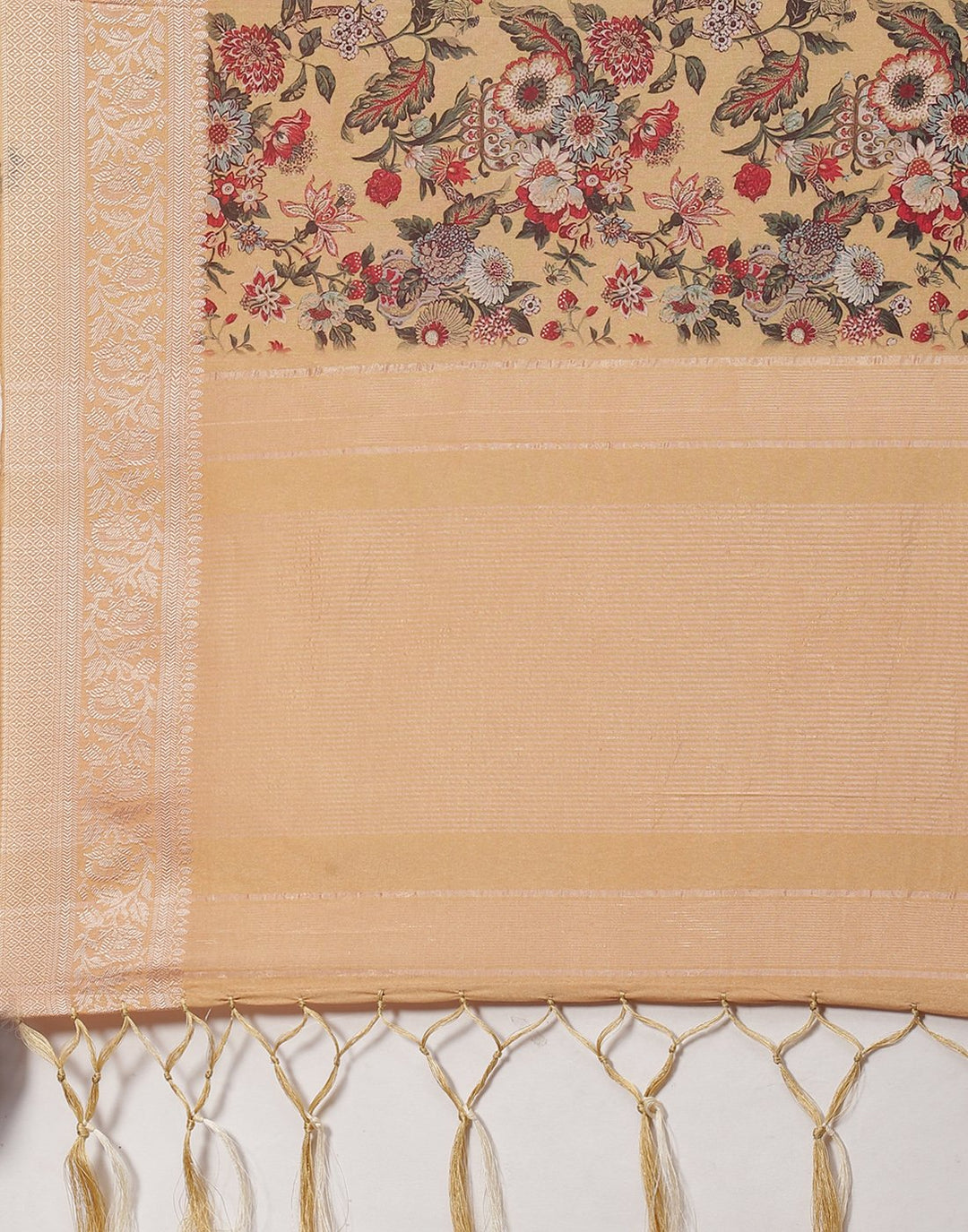 Floral Print Art Handloom Saree