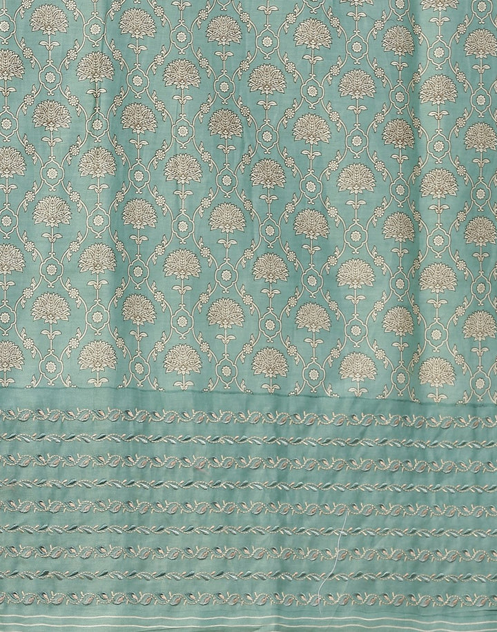 Fine Chanderi Printed Suit Piece