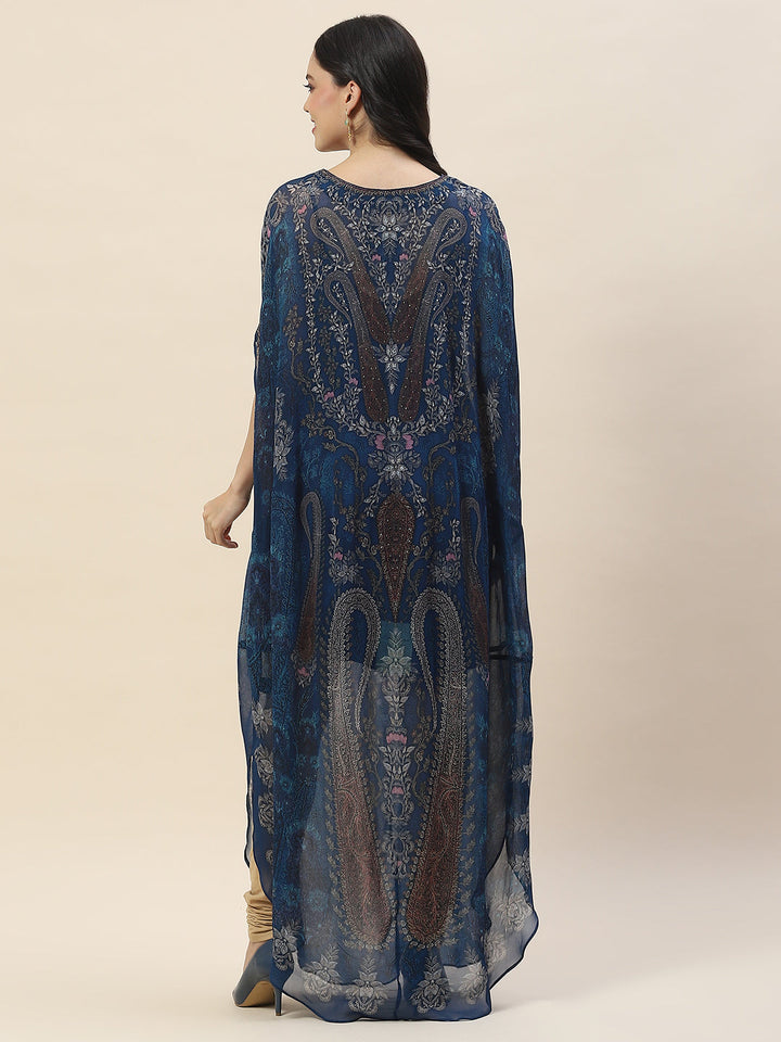 Digital Print Georgette Kaftan Kurta