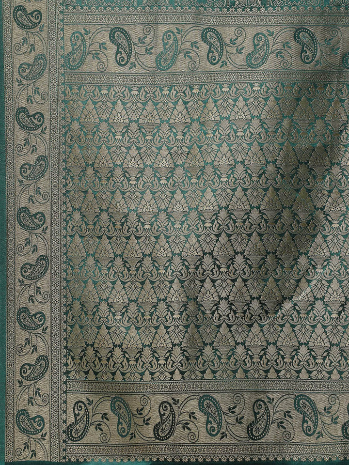Zari Jaal Satin Woven Saree