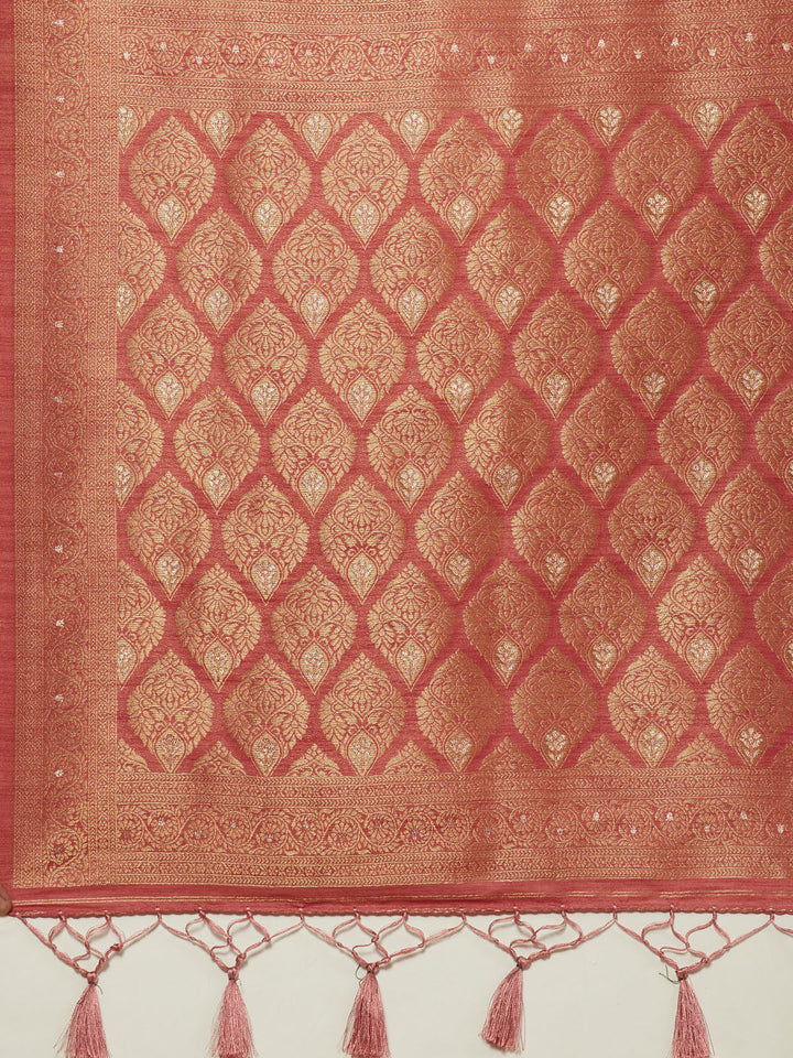 Zari Booti Handloom Woven Saree