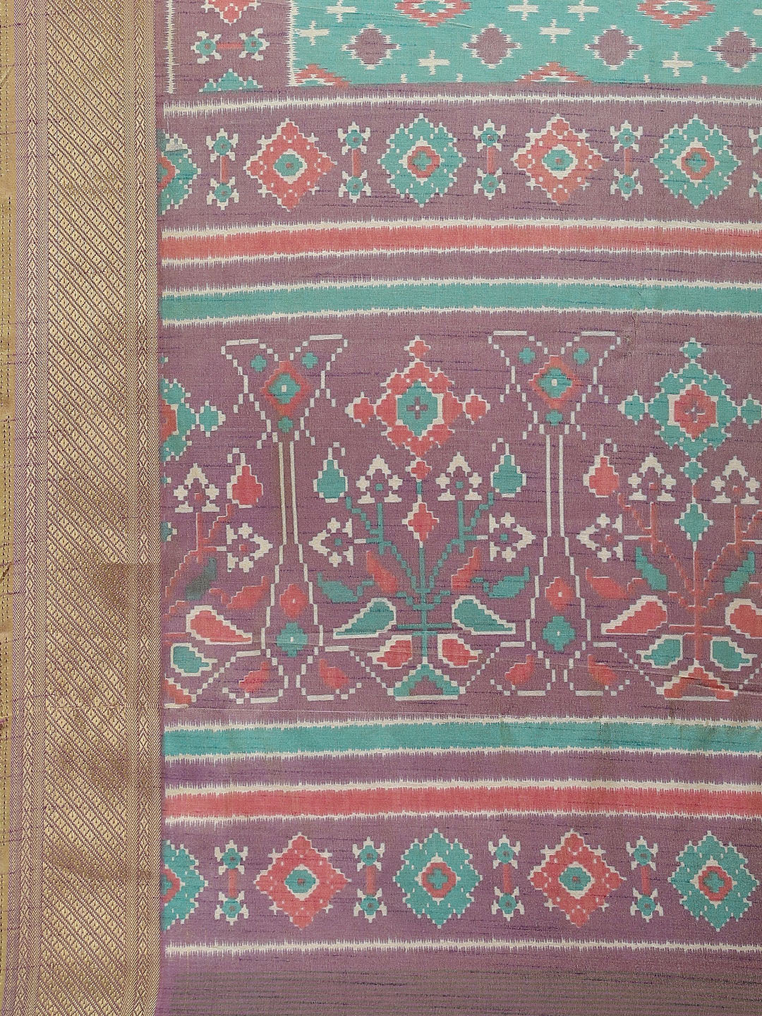 Patola Art Handloom Printed Saree