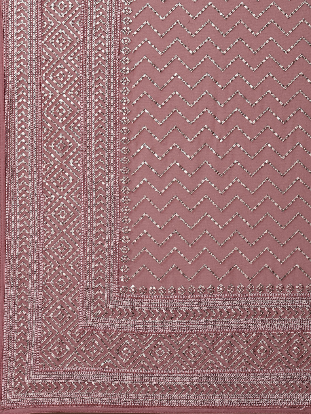 Sequin Embroidered Georgette Saree
