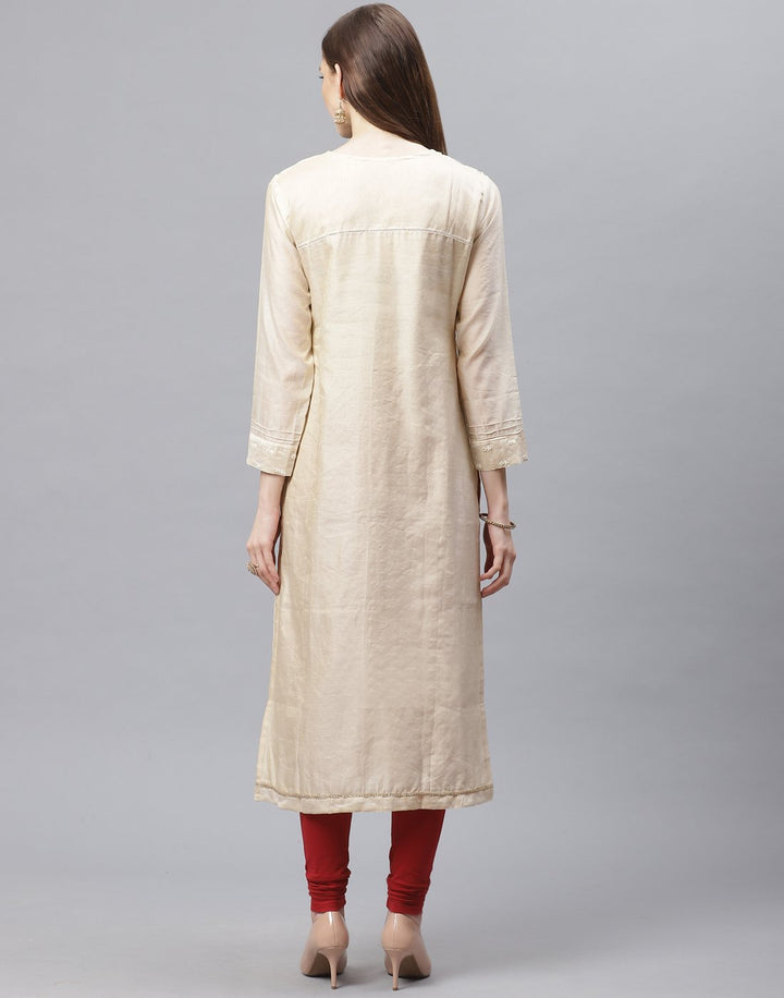 Cotton Kurti With Embroidery