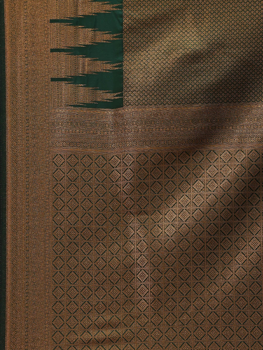 Brocade Zari Jaal Handloom Woven Saree