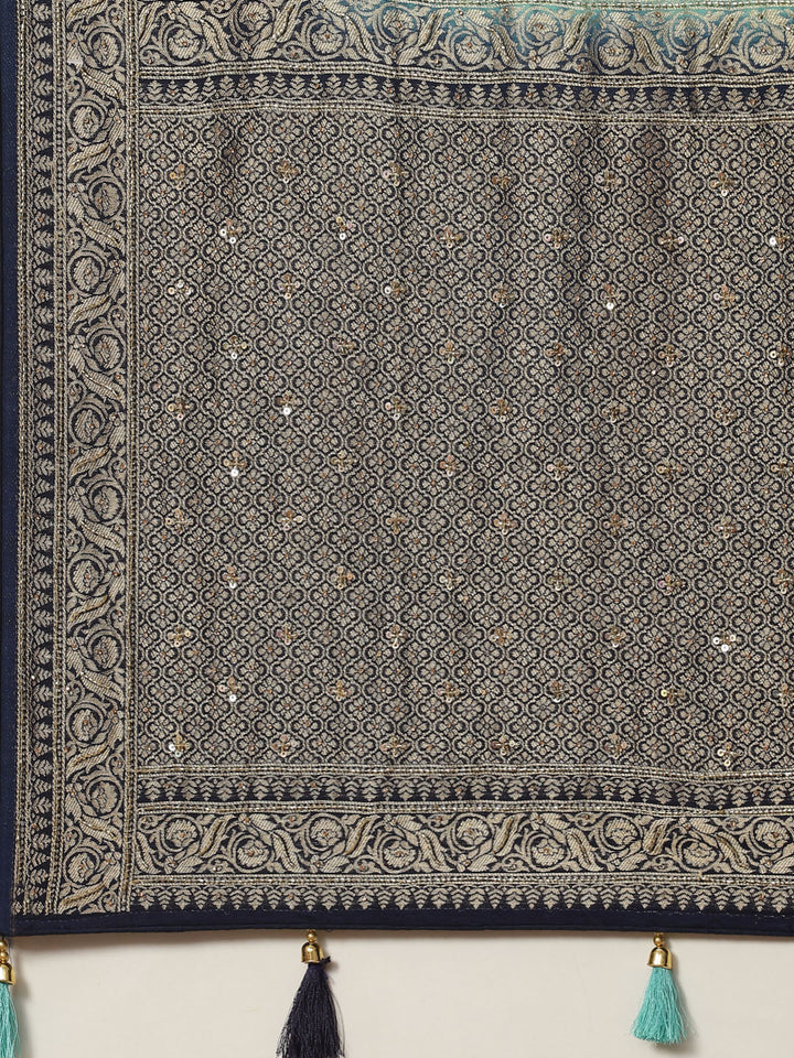 Embroidered Organza Saree
