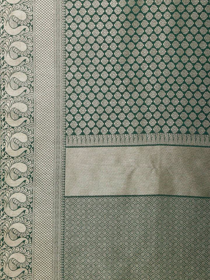 Brocade Zari Jaal Handloom Woven Saree