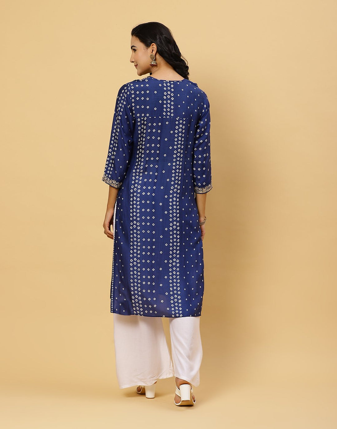Printed Cotton Muslin Kurti